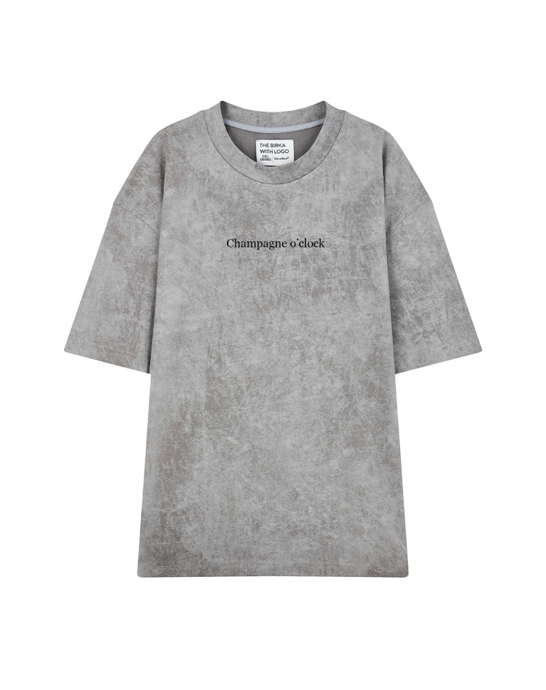 ФУТБОЛКА ВАРЁНКА ОВЕРСАЙЗ "CHAMPAGNE O'CLOCK"