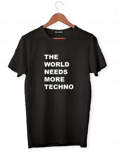 ФУТБОЛКА THE WORLD NEEDS MORE TECHNO