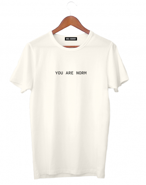 ФУТБОЛКА YOU ARE NORM