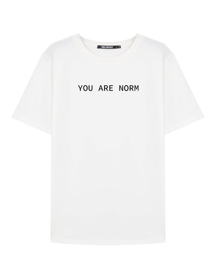 ФУТБОЛКА YOU ARE NORM