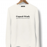 СВИТШОТ "Серый Work" by @SLOVODNA