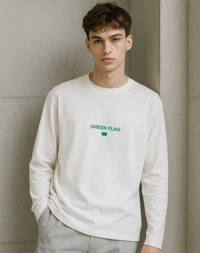 ЛОНГСЛИВ OVERSIZE GREEN FLAG