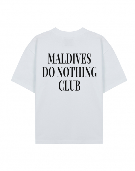 ФУТБОЛКА ОВЕРСАЙЗ "MALDIVES DO NOTHING CLUB"