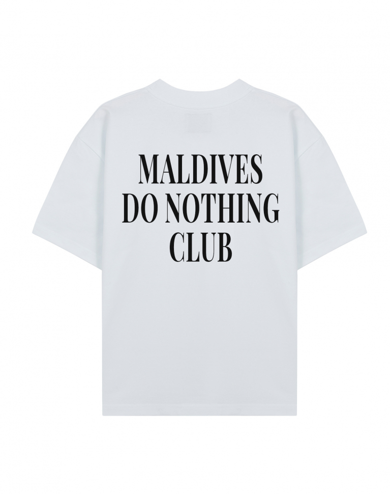 ФУТБОЛКА ОВЕРСАЙЗ "MALDIVES DO NOTHING CLUB"