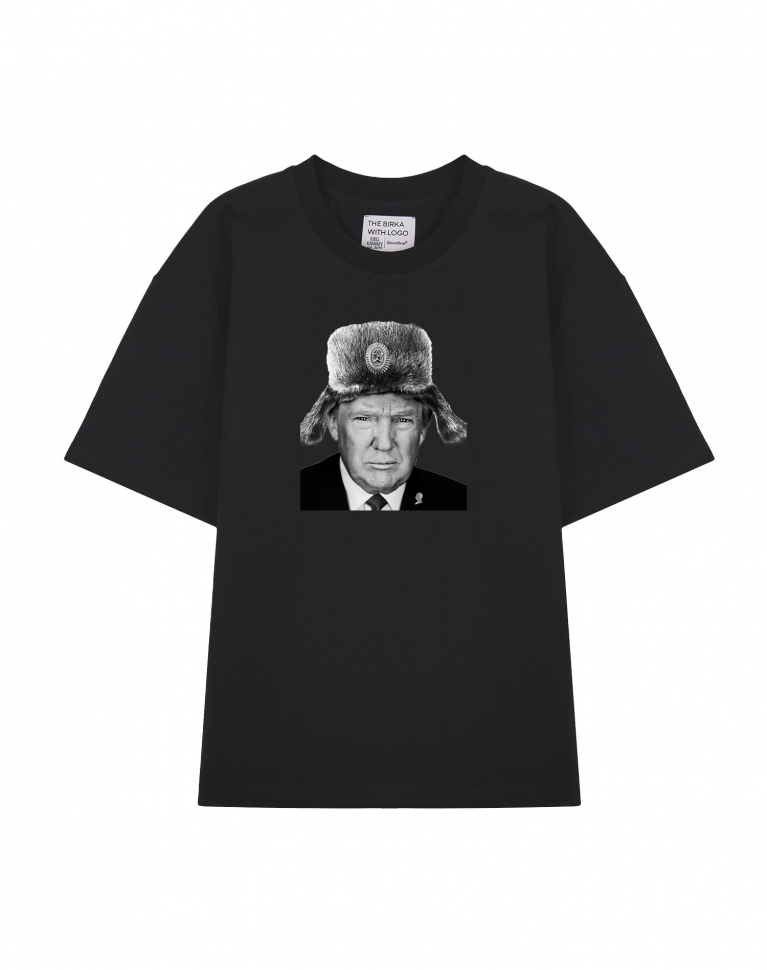 ФУТБОЛКА OVERSIZE "TRUMP в ушанке"