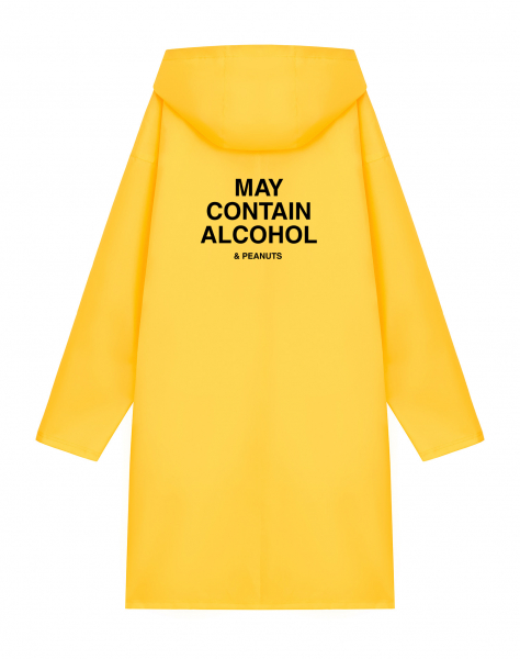 ДОЖДЕВИК "MAY CONTAIN ALCOHOL & PEANUTS"