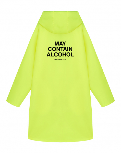 ДОЖДЕВИК "MAY CONTAIN ALCOHOL & PEANUTS"