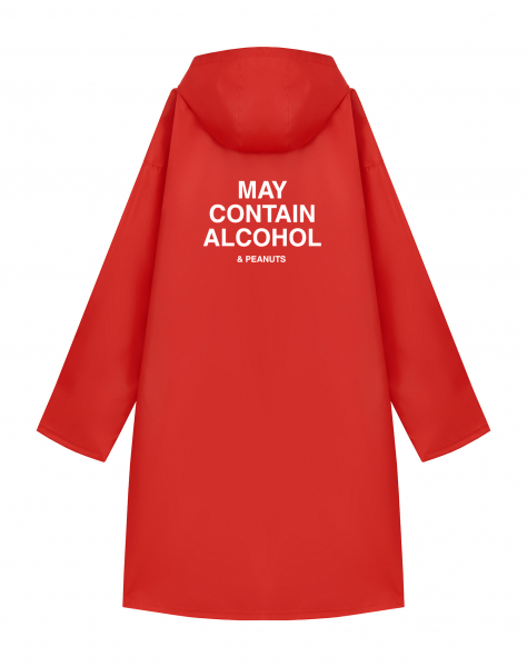 ДОЖДЕВИК "MAY CONTAIN ALCOHOL & PEANUTS"