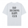 ФУТБОЛКА ОВЕРСАЙЗ "BAD DECISIONS HAPPY CLUB" ФУТБОЛКА ОВЕРСАЙЗ "BAD DECISIONS HAPPY CLUB"