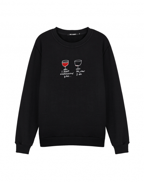 СВИТШОТ "I DON`T UNDERSTAND YOU..."