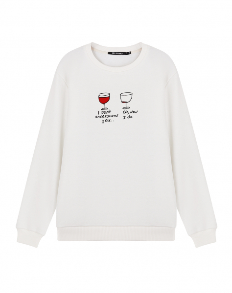 СВИТШОТ "I DON`T UNDERSTAND YOU..."