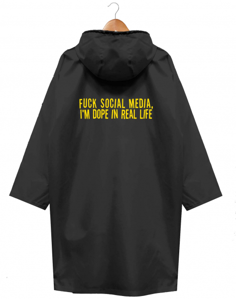 ДОЖДЕВИК "FUCK SOCIAL MEDIA, I`M DOPE IN REAL LIFE"