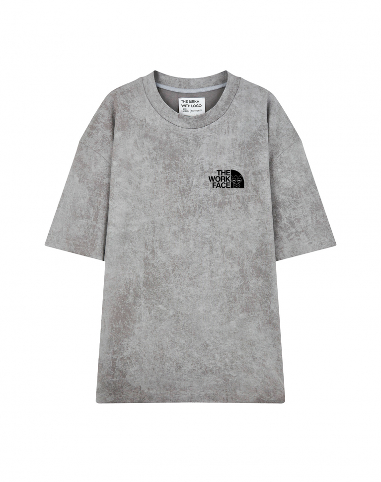 ФУТБОЛКА ВАРЁНКА ОВЕРСАЙЗ "THE WORK FACE"