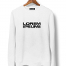 Свитшот  LOREM IPSUM