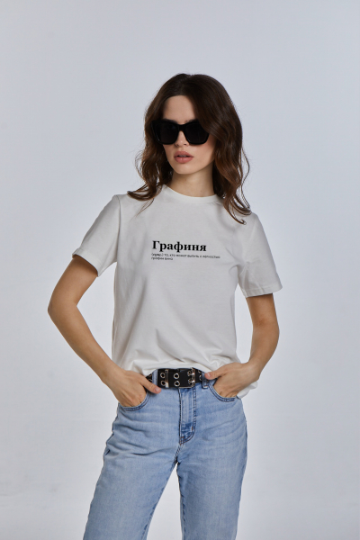 ФУТБОЛКА "ГРАФИНЯ" by @SLOVODNA