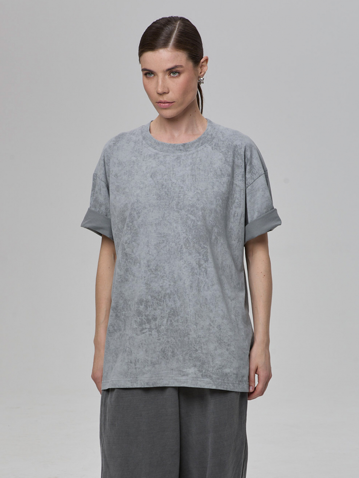 ФУТБОЛКА VARЁNKA OVERSIZE "ЗДОРОВЫЙ ОБРАЗ МЫСЛЕЙ"