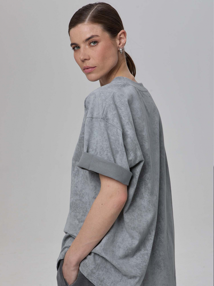 ФУТБОЛКА VARЁNKA OVERSIZE "ЗДОРОВЫЙ ОБРАЗ МЫСЛЕЙ"