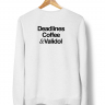 СВИТШОТ DEADLINES, COFFEE&VALIDOL (FEAT PAVEL KARTYSHEV)