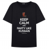 ФУТБОЛКА KEEP CALM AND PARTY LIKE RUSSIAN