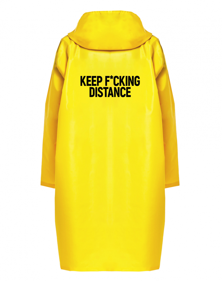 ДОЖДЕВИК "KEEP F*CKING DISTANCE"