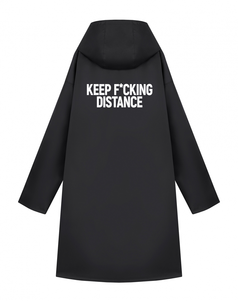 ДОЖДЕВИК "KEEP F*CKING DISTANCE"