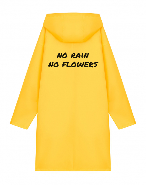 Дождевик "NO RAIN NO FLOWERS"